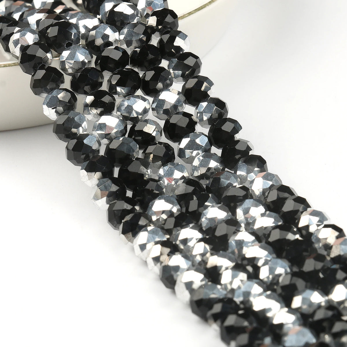 Glass Beads for Bracelets 3/4/6/8mm Faceted Multicolor Austria Crystal Round Loose Beads for Jewelry Making Diy Bracelet Strand