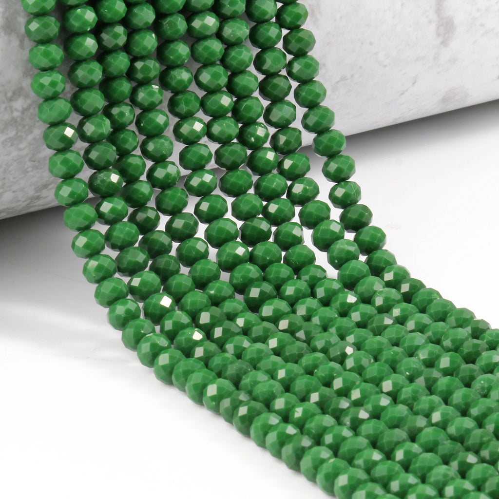 Glass Beads for Bracelets 3/4/6/8mm Faceted Multicolor Austria Crystal Round Loose Beads for Jewelry Making Diy Bracelet Strand