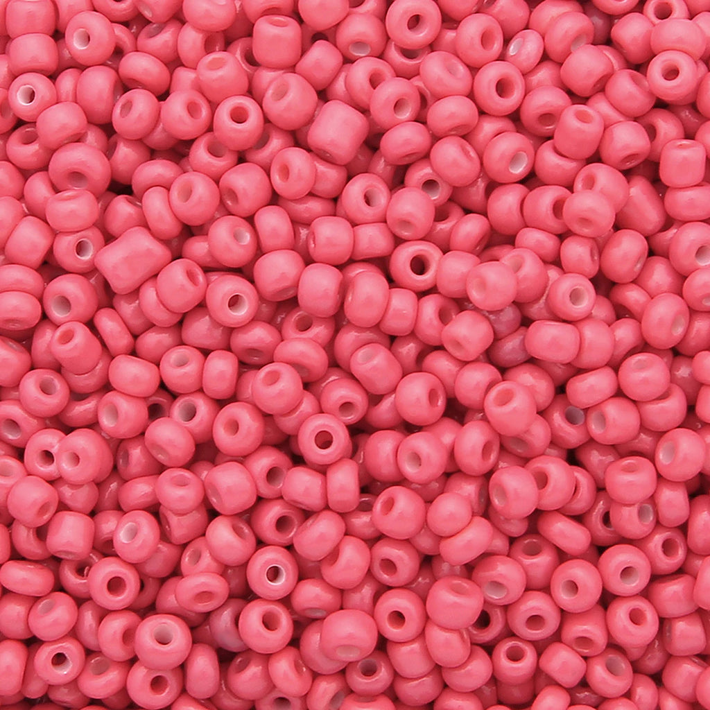 Glass Rice Beads 2/3/4mm - Premium Solid Color Loose Beads for Professional Jewelry Making, Bracelets & DIY Accessories