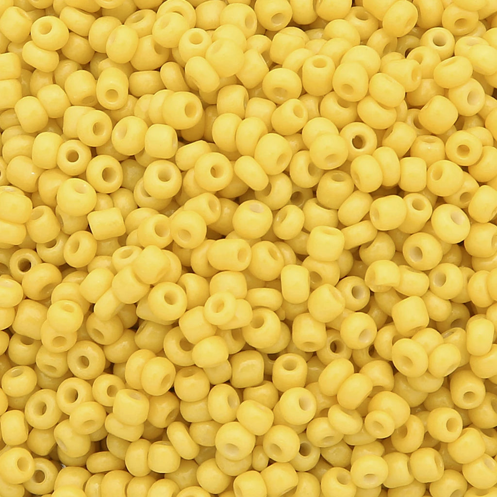 Glass Rice Beads 2/3/4mm - Premium Solid Color Loose Beads for Professional Jewelry Making, Bracelets & DIY Accessories
