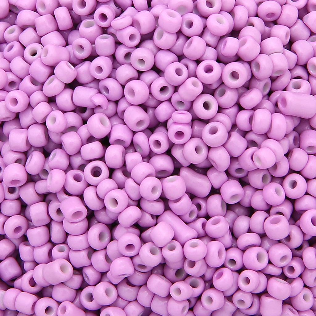 Glass Rice Beads 2/3/4mm - Premium Solid Color Loose Beads for Professional Jewelry Making, Bracelets & DIY Accessories