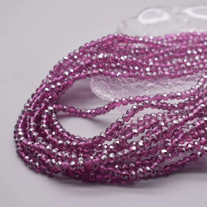 New Color 4mm Crystal Glass Beads  Rondelle Faceted Loose Spacer Glass Beads for Jewelry Making DIY Bracelet