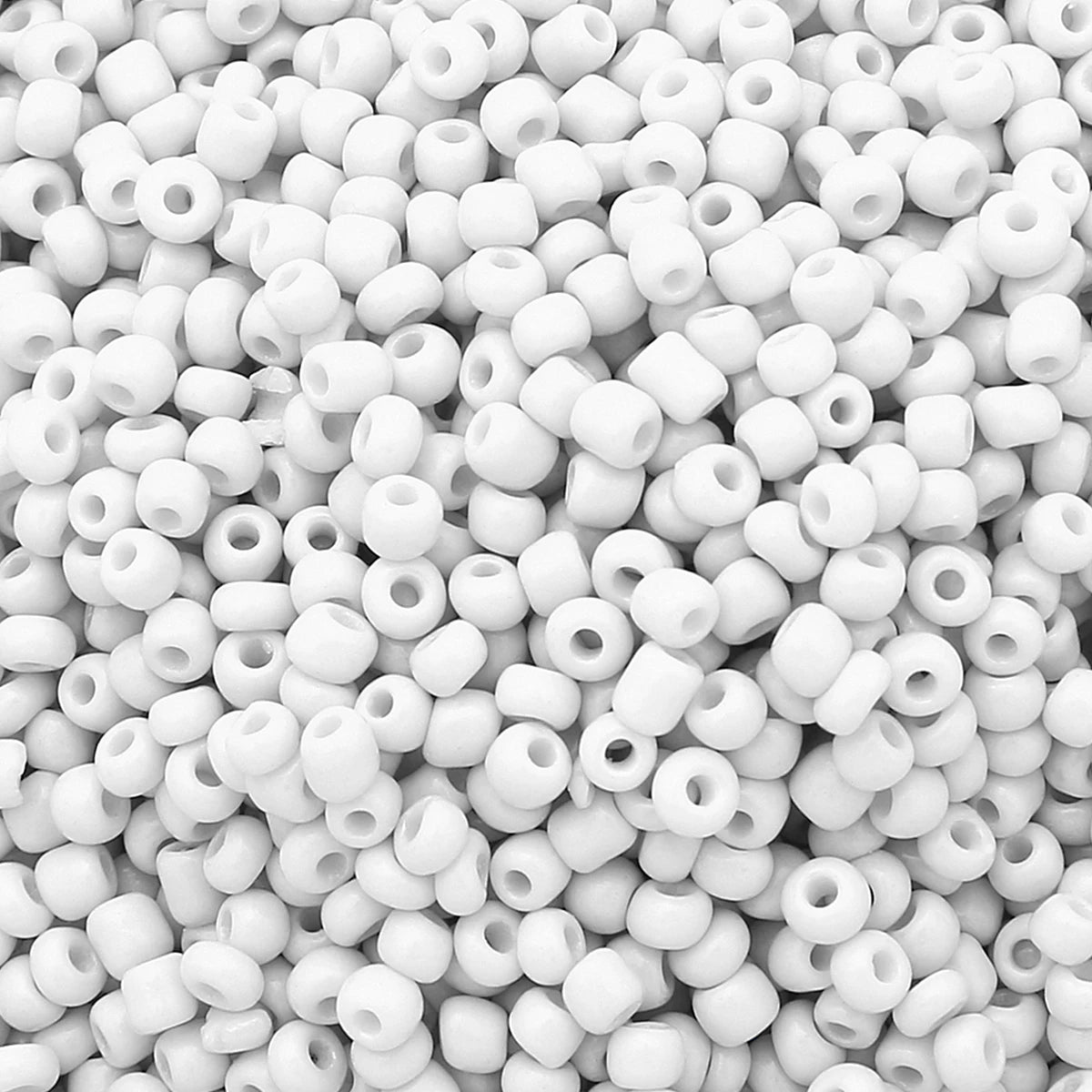 Glass Rice Beads 2/3/4mm - Premium Solid Color Loose Beads for Professional Jewelry Making, Bracelets & DIY Accessories