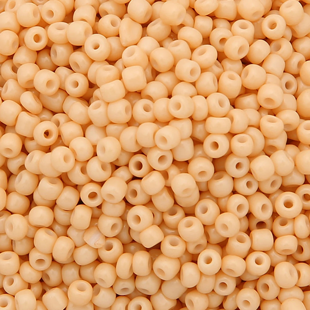 Glass Rice Beads 2/3/4mm - Premium Solid Color Loose Beads for Professional Jewelry Making, Bracelets & DIY Accessories