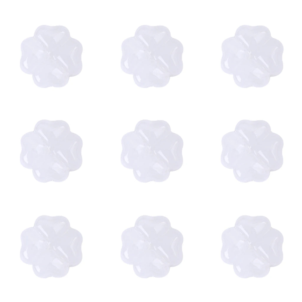 About 20Pcs Glass Four Leaf Flower Beads Scattered Beads Handmade DIY Making Couple Bracelets, Necklaces, Earrings, Jewelry Acces