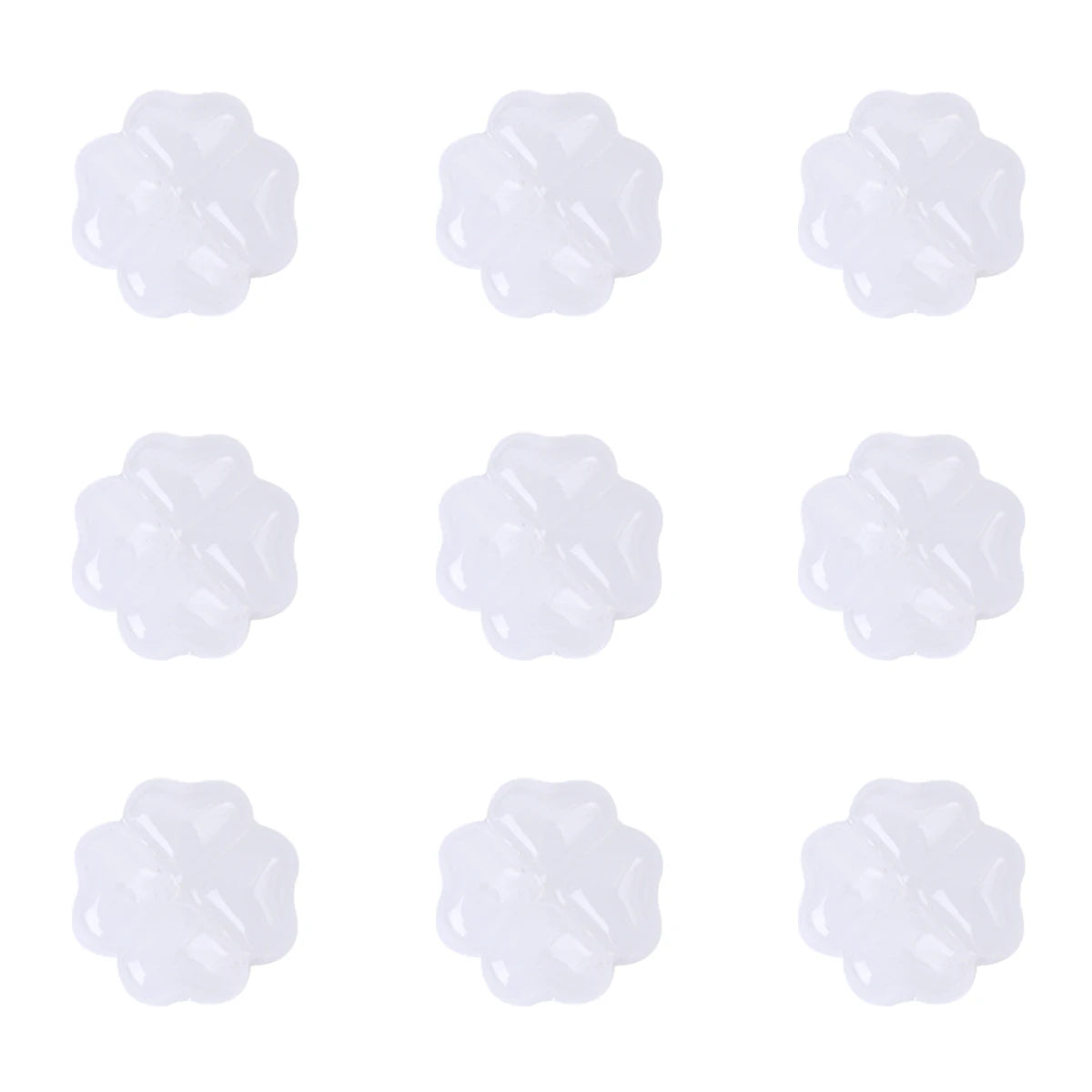 About 20Pcs Glass Four Leaf Flower Beads Scattered Beads Handmade DIY Making Couple Bracelets, Necklaces, Earrings, Jewelry Acces
