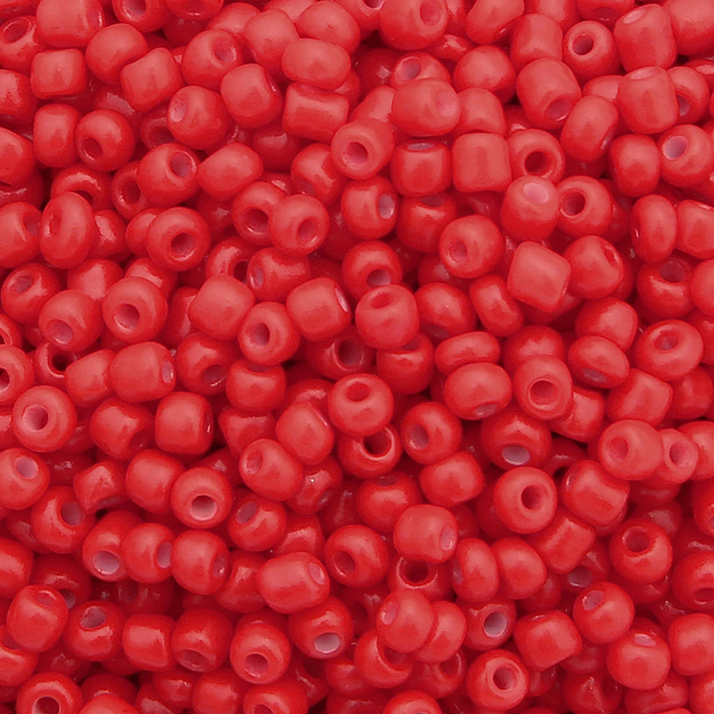 Glass Rice Beads 2/3/4mm - Premium Solid Color Loose Beads for Professional Jewelry Making, Bracelets & DIY Accessories