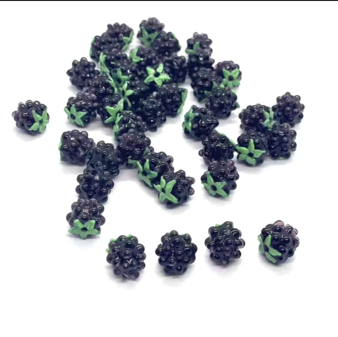 Glass Beads, Fruits, Raspberries, DIY Accessories, Earrings, Necklace Accessories, Handmade Accessories, Grape Glass Beads And S