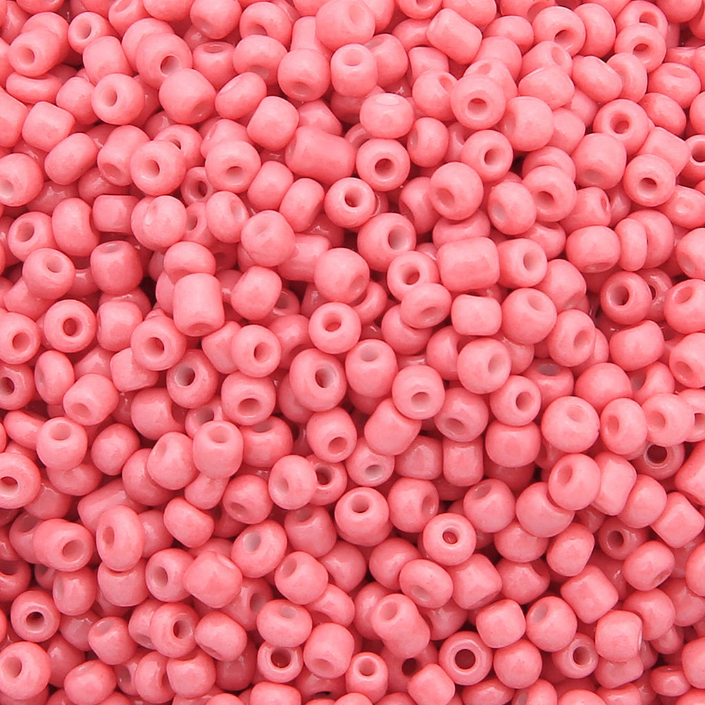 Glass Rice Beads 2/3/4mm - Premium Solid Color Loose Beads for Professional Jewelry Making, Bracelets & DIY Accessories
