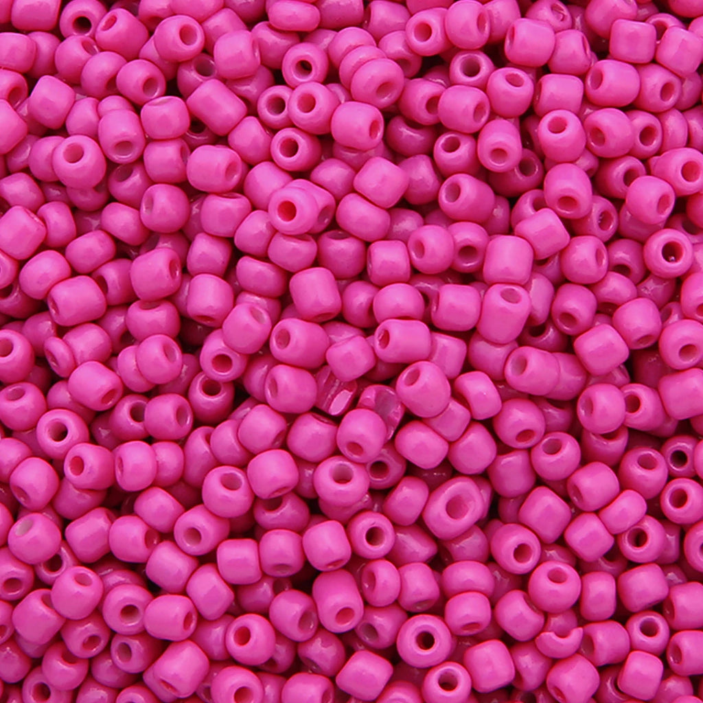 Glass Rice Beads 2/3/4mm - Premium Solid Color Loose Beads for Professional Jewelry Making, Bracelets & DIY Accessories