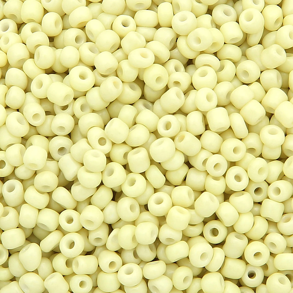 Glass Rice Beads 2/3/4mm - Premium Solid Color Loose Beads for Professional Jewelry Making, Bracelets & DIY Accessories