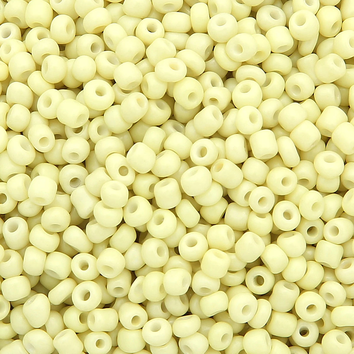 Glass Rice Beads 2/3/4mm - Premium Solid Color Loose Beads for Professional Jewelry Making, Bracelets & DIY Accessories