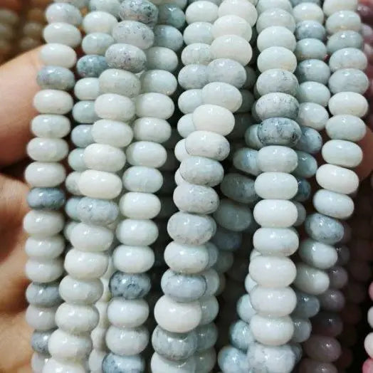 50pcs/bag 5x8mm Multi-color Glass Beads Bulk Non-fading Beads for DIY Bracelets Necklaces Jewelry Handmade Making Accessories