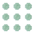 About 20Pcs Glass Four Leaf Flower Beads Scattered Beads Handmade DIY Making Couple Bracelets, Necklaces, Earrings, Jewelry Acces
