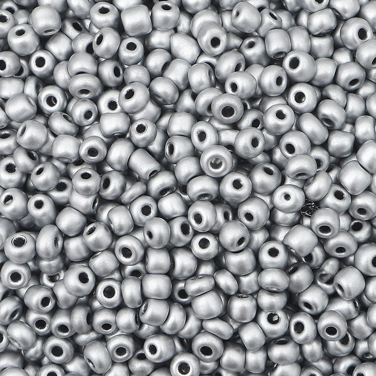 Glass Rice Beads 2/3/4mm - Premium Solid Color Loose Beads for Professional Jewelry Making, Bracelets & DIY Accessories