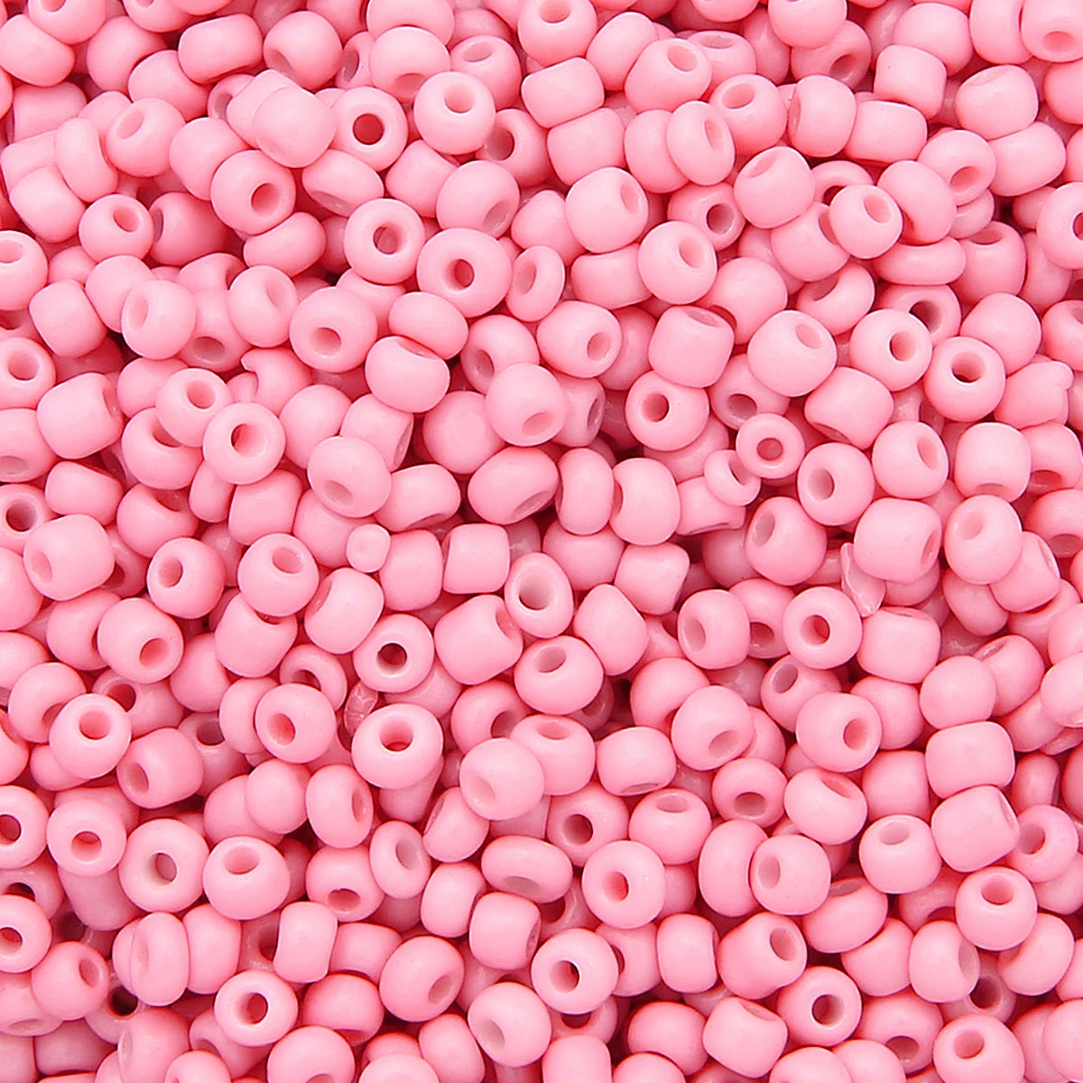 Glass Rice Beads 2/3/4mm - Premium Solid Color Loose Beads for Professional Jewelry Making, Bracelets & DIY Accessories