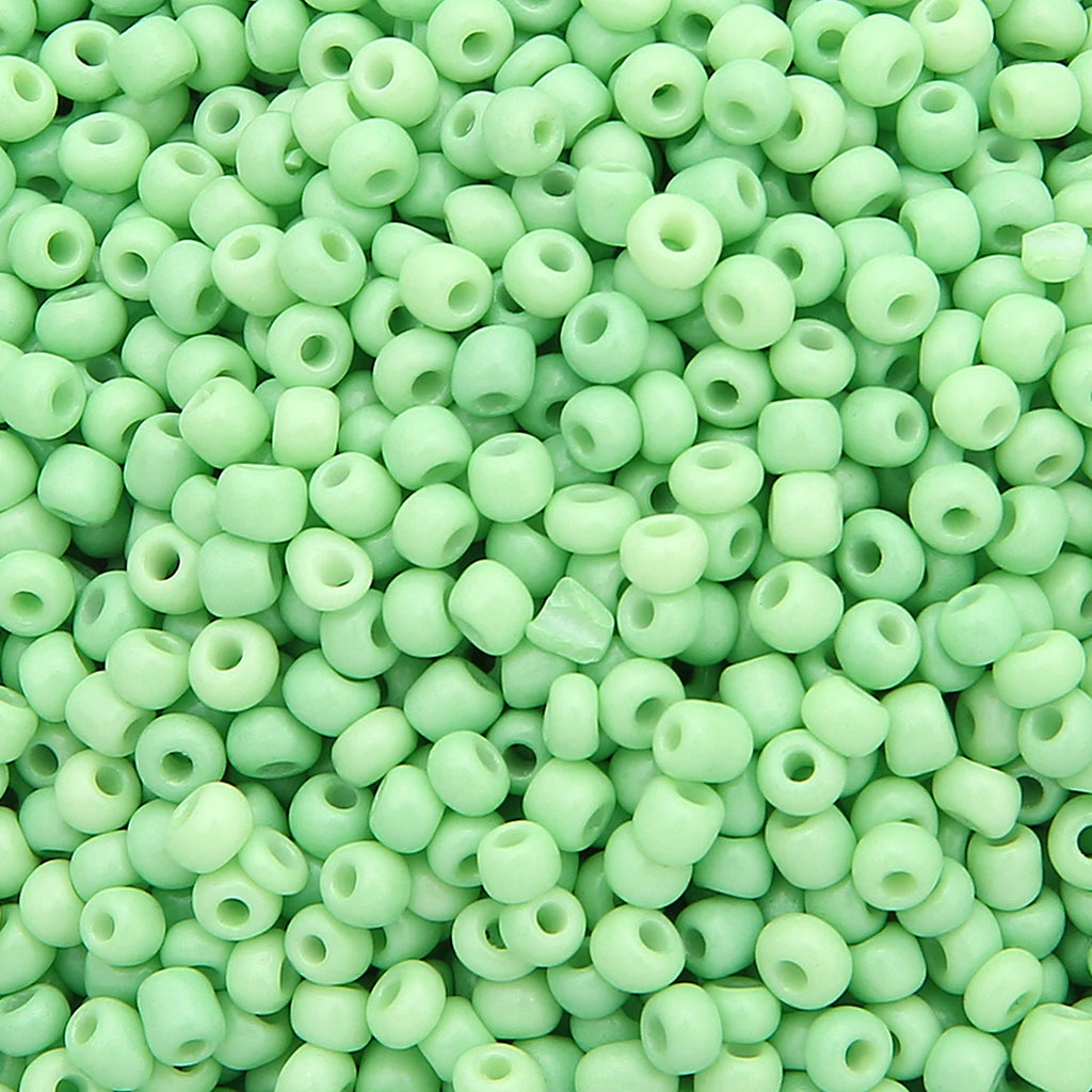 Glass Rice Beads 2/3/4mm - Premium Solid Color Loose Beads for Professional Jewelry Making, Bracelets & DIY Accessories