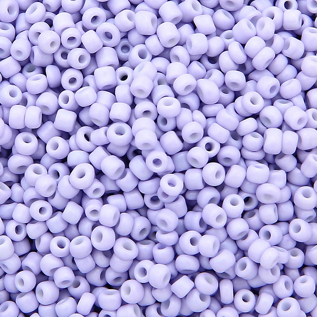 Glass Rice Beads 2/3/4mm - Premium Solid Color Loose Beads for Professional Jewelry Making, Bracelets & DIY Accessories